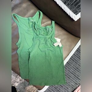 aerie no bs ombre tank ribbed nwt